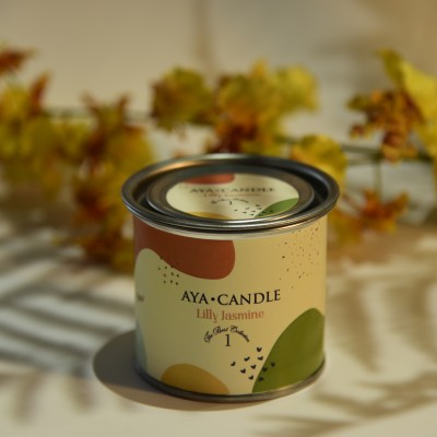 Lilly Jasmine – 200g Premium Soy Wax Candle | Floral & Elegant Aroma