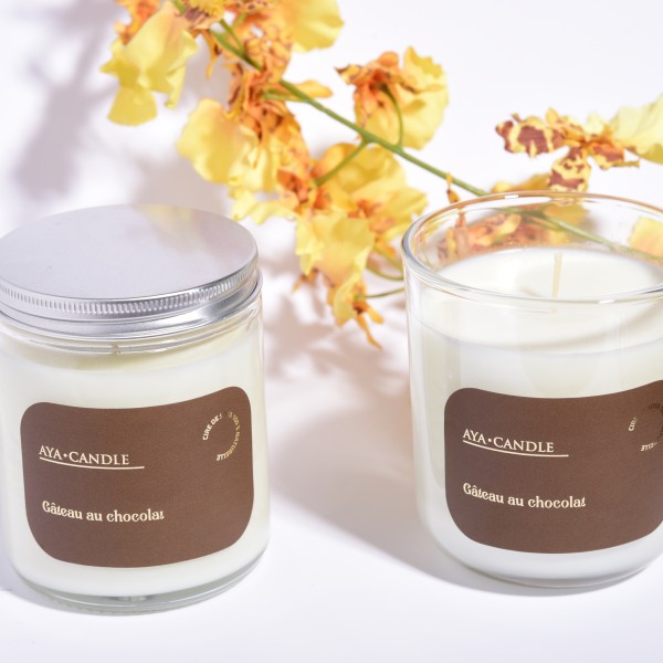 200 gr Çikolatalı Kek Soya Mumu – Rahat ve Tatlı Kokusu