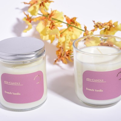 Premium Soya Mumu 200g | Fransız Vanilyası Kokusu – Sıcak ve Huzurlu