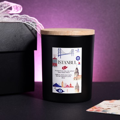 İstanbul Kokulu Mum – 200g Soya Mumu | İki Kıtanın Şehrinden İlham Alındı
