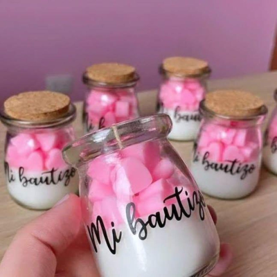 Soy Wax Özelleştirilebilir Düğün Nişan Mumları