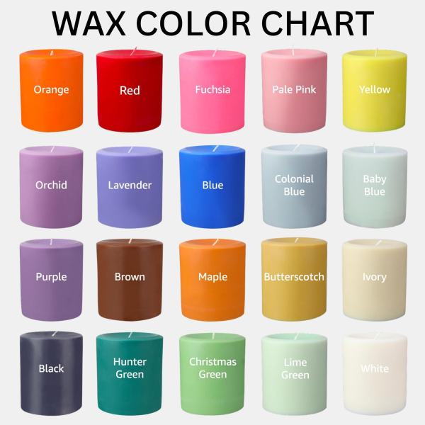 Soy Wax Özelleştirilebilir Düğün Nişan Mumları