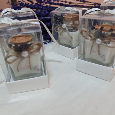 Misafirler İçin Kişiselleştirilmiş Evlilik Nişan Mumları