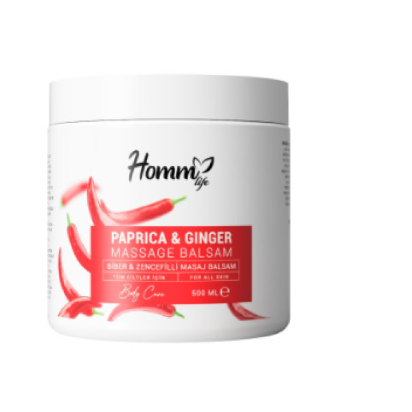 HOMM LIFE BİBER & ZENCEFİLLİ MASAJ BALSAM 500 ML